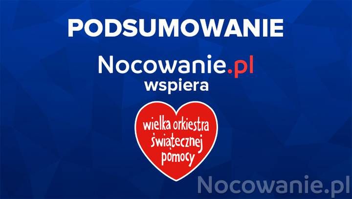 Nocowanie.pl wspiera WOŚP - podsumowanie akcji