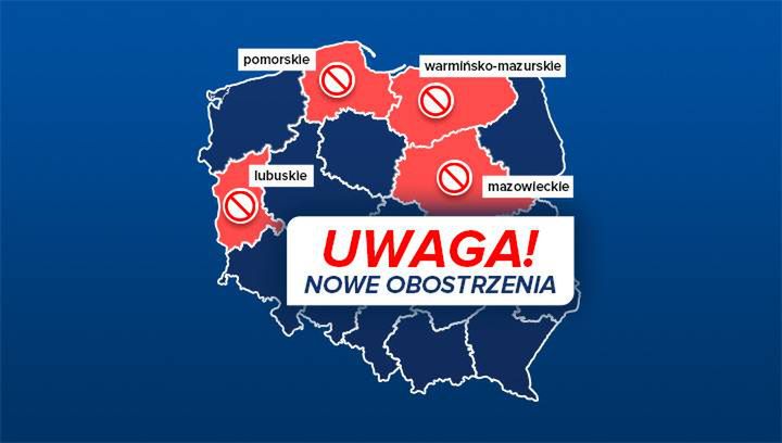 Dodatkowe obostrzenia w dwóch regionach. O czym należy pamiętać?