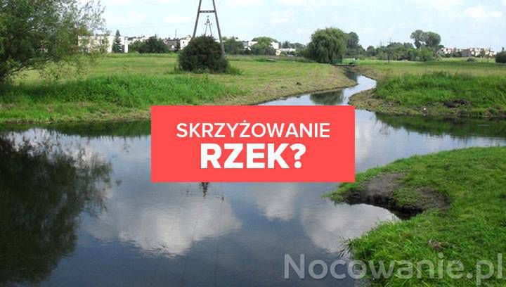 Jedyne takie skrzyżowanie rzek w Wągrowcu