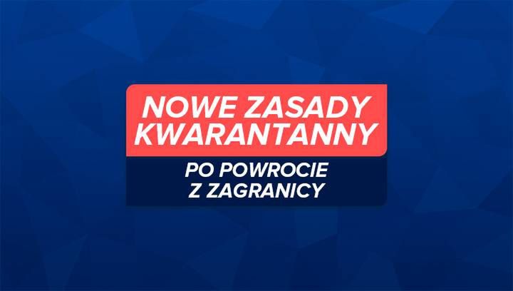 Nowe zasady kwarantanny dla wracających z zagranicy