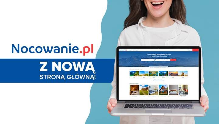 Zmieniamy się dla Ciebie! Nocowanie.pl ma nową stronę główną