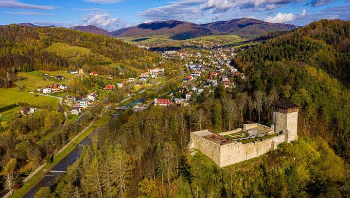 Podniebny rower w Muszynie. Ciekawa atrakcja Beskidu Sądeckiego