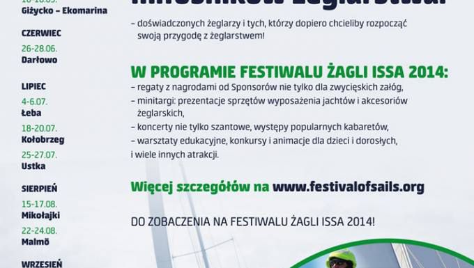 Majówkowy Festiwal żagli ISSA 2014