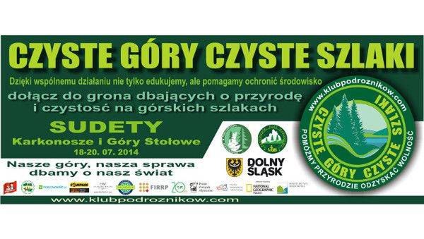 Projekt Czyste Góry Czyste Szlaki w Sudetach