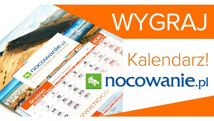 Wygraj kalendarz Nocowanie.pl na 2016 rok!