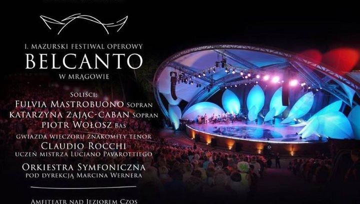 Pierwszy Mazurski Festiwal Operowy BELCANTO w Mrągowie