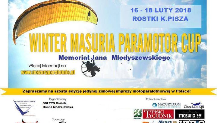 6. zimowe zawody motoparalotniowe „Winter Masuria Paramotor Cup”