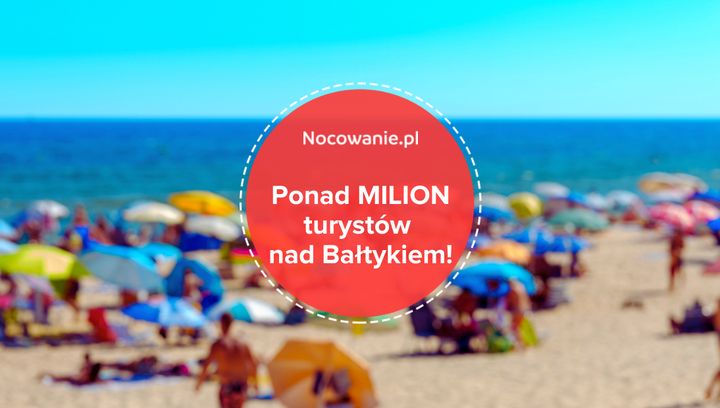 Ponad milion turystów nad polskim morzem. Raport GUS