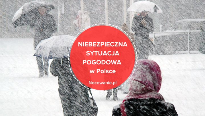 Ostrzeżenie przed wichurami. Niebezpieczne zjawiska pogodowe w całym kraju!