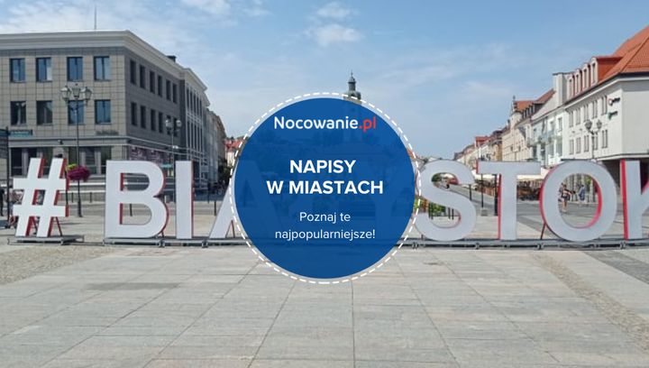 Podświetlane napisy z nazwami miast. Poznaj te najpopularniejsze!