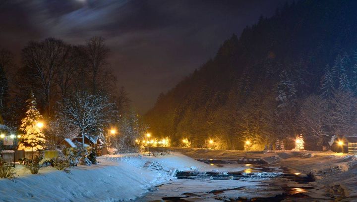 Szczawnica nocą - fotogaleria