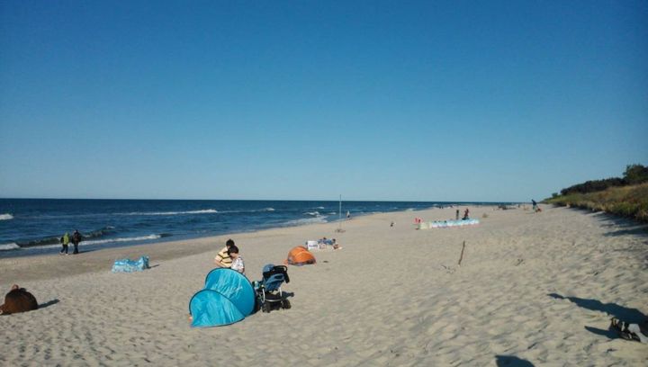 Na plaży w Jastarni - zdjęcia