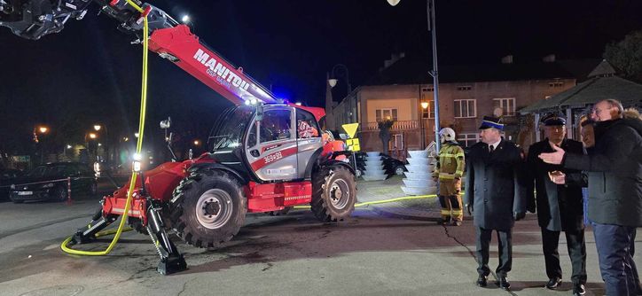 Nowa ładowarka teleskopowa dla jednostki OSP Gąbin