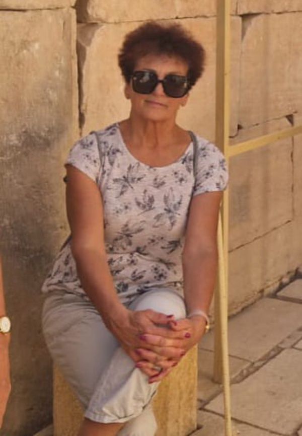 Zofia Wiesner podczas jednej ze swoich podróży