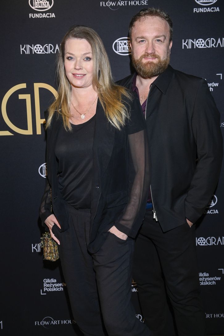 Arciuch i Kasprzykowski na premierze filmu "Pani Basia" w 2022 roku