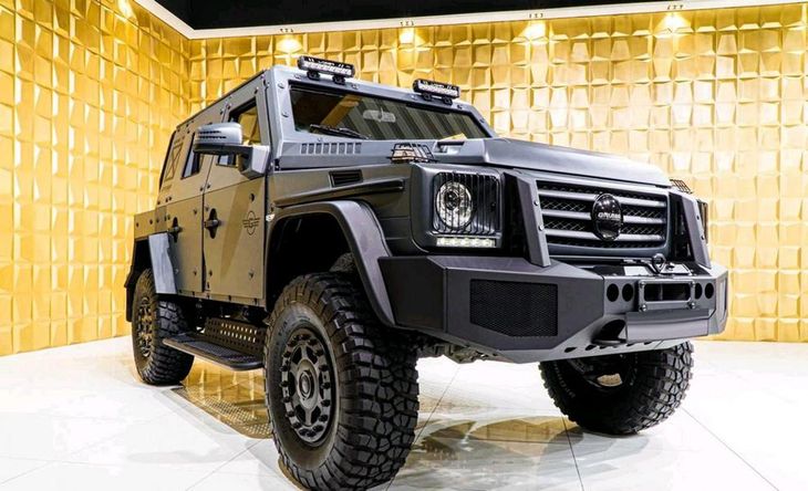 Armored Mercedes-AMG G500 4x4² is a fortress on wheels