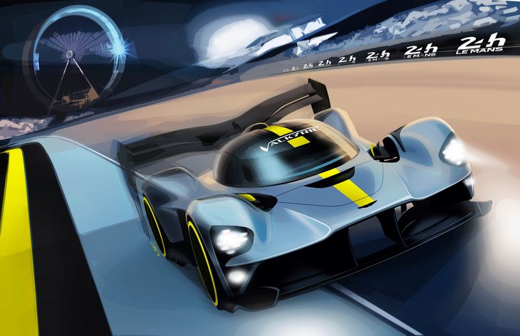первый подтвержденный участник класса Hiperaut в Le Mans 2021. Aston Martin Valkyrie пойдет в гонку
