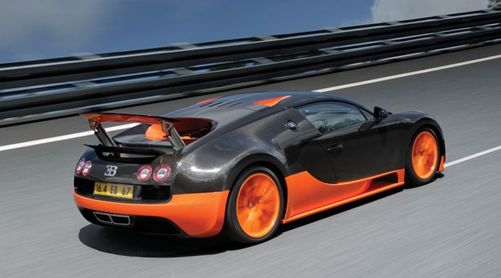 Najszybsze środki transportu na świecie Bugatti Veyron