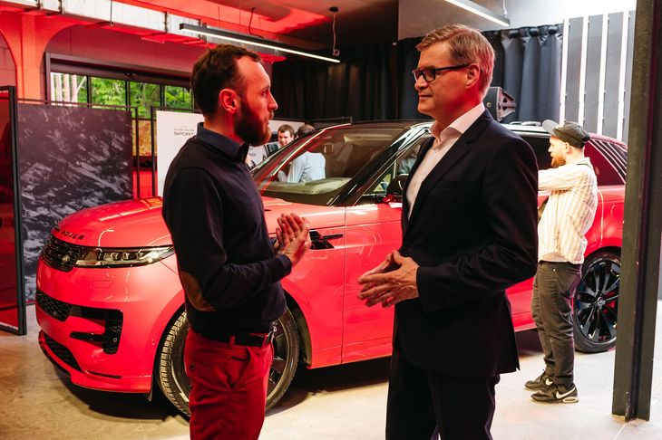Range Rover Sport en el estreno polaco