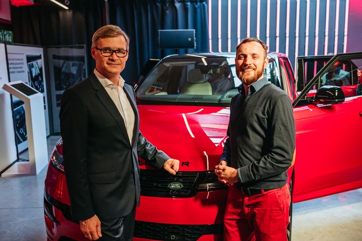 Mateusz Żuchowski, Jacek Górski i nowy Range Rover Sport