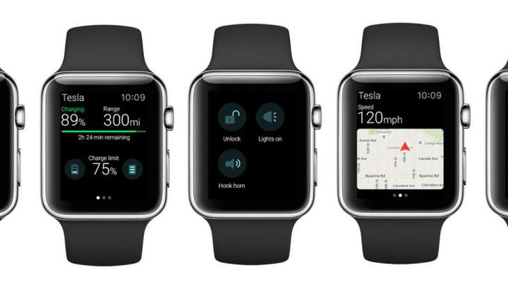 Tesla apple watch