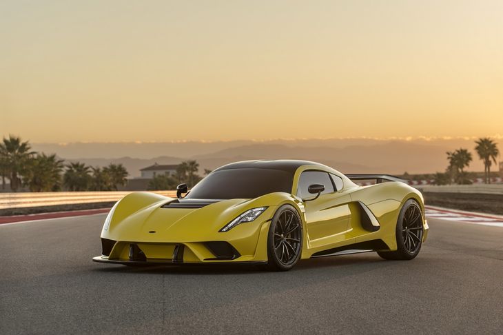 Hennessy Venom F5 supers. Another competitor in absurd competition