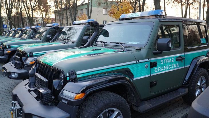 Nowe samochody dla Straży Granicznej. Jeep Wrangler Sahara