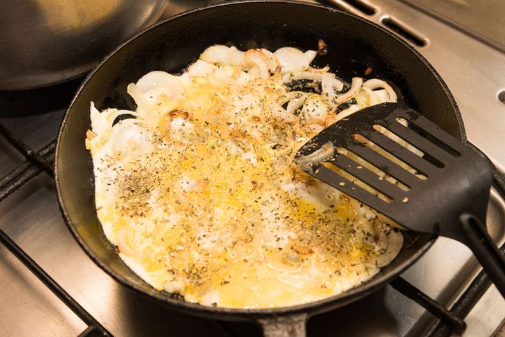 Jajka smażone na śniadanie