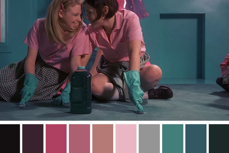 Tak wygląda rozszczepienie barwne, stworzone przez Cinema Palettes, w jednej ze scen filmu "Cheerleaderka" z 1999 roku.