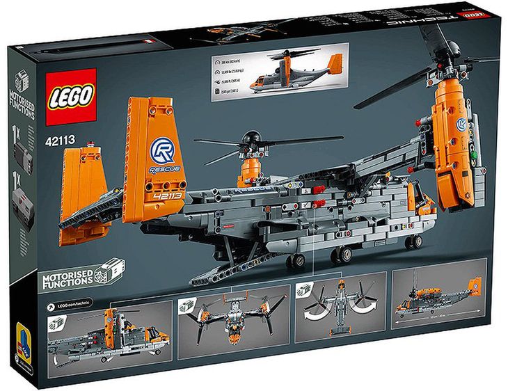 LEGO Technic 42113 Bell Boeing V-22 Osprey – zakazany zestaw, którego