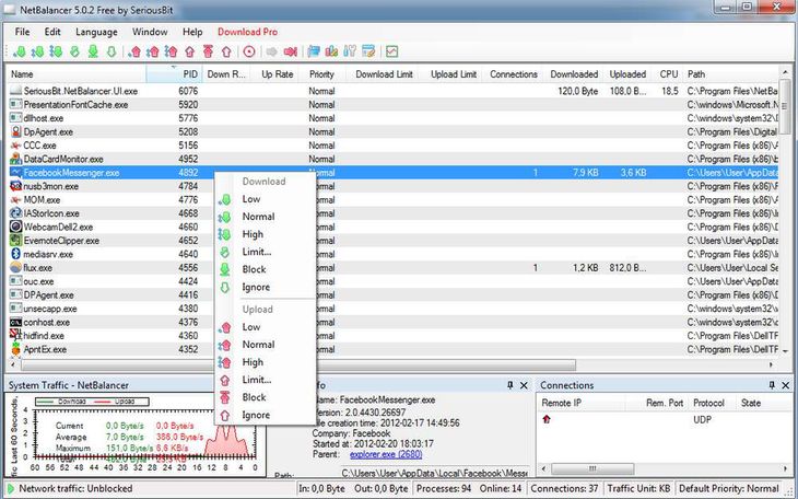 NetBalancer 12.0.1.3507 for windows instal free