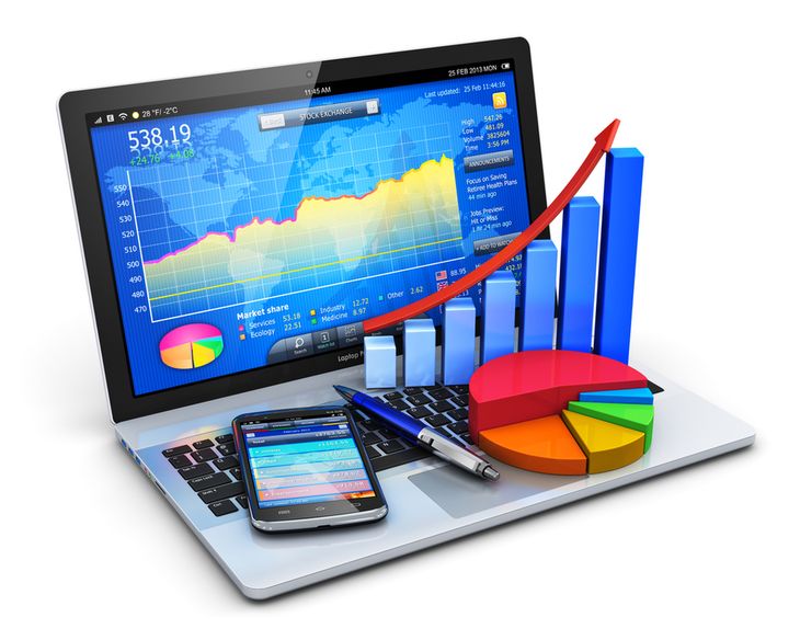 Zdjęcie Mobile office, stock exchange market trading, accounting, financial development and banking business concept... pochodzi z serwisu Shutterstock