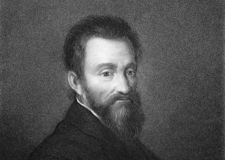 Portret Michała Anioła autorstwa R. Woodmana. Od imienia artysty nazwę wzięło złośliwe oprogramowanie, które stworzono w 1992 r.