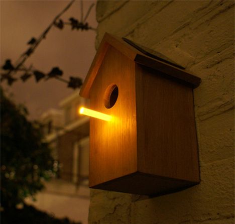 solar bird house