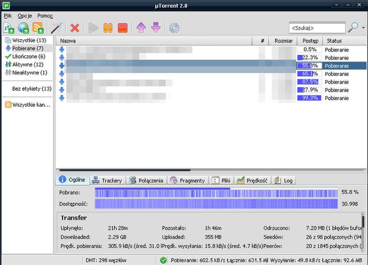 utorrent 2.2.1 network configuration