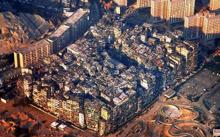 Kowloon Walled City - najgęściej zaludnione miejsce na Ziemi
