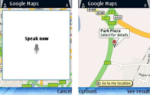 mapa warszawy symbian Głosowa wyszukiwarka w Google Maps 4.1 dla Symbiana i Windows 