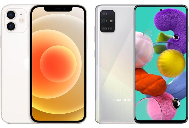 iPhone 12 i Samsung Galaxy A51