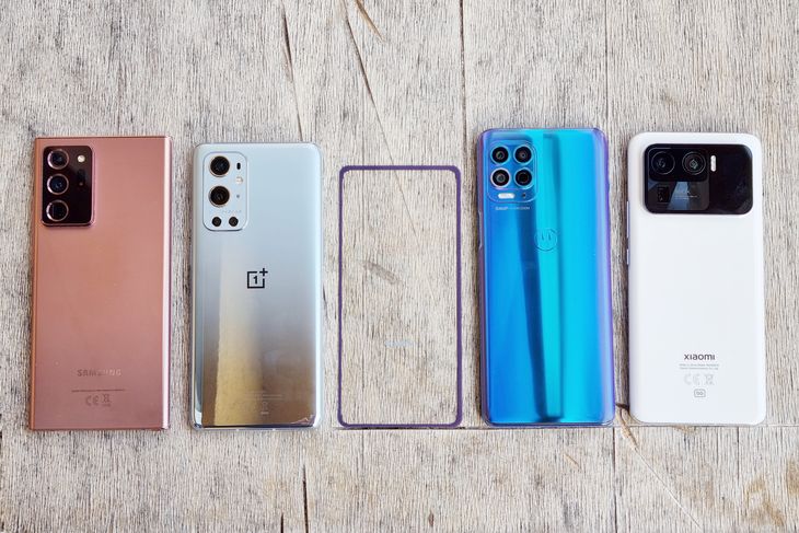 Samsung Galaxy Note 20 Ultra, OnePlus 9 Pro, Motorola G100 y Xiaomi Mi 11 Ultra