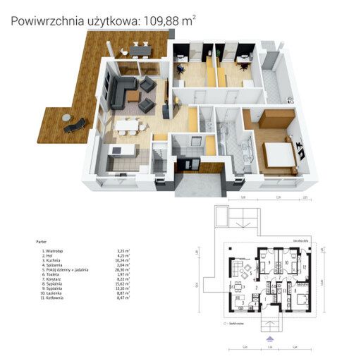 plan domu MINI 4