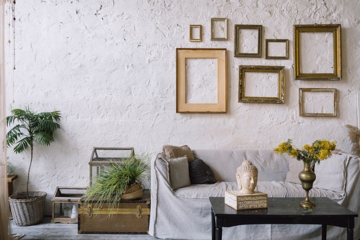 Salon w stylu boho
