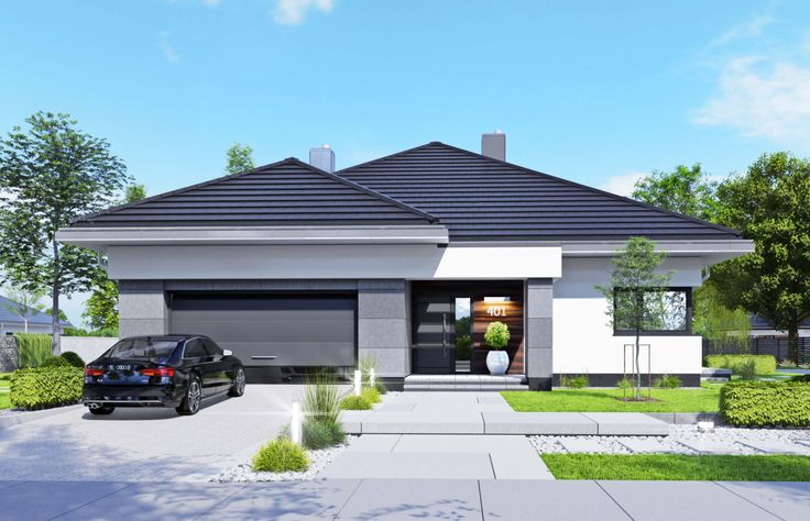 projekt domu APS 401 LUA1454