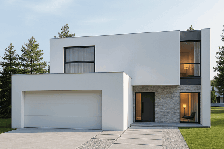 projekt domu A-94 PZB1053