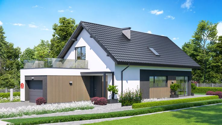 projekt domu Dom przy Kolorowej 3 KRK1745