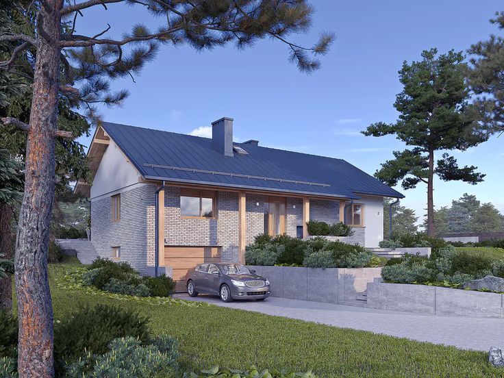 projekt domu Mahoń 4 BSA2374