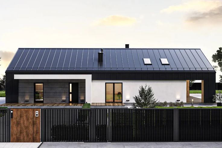 ogrodzenie przed domem PióroArchitekci -19 KZN1008