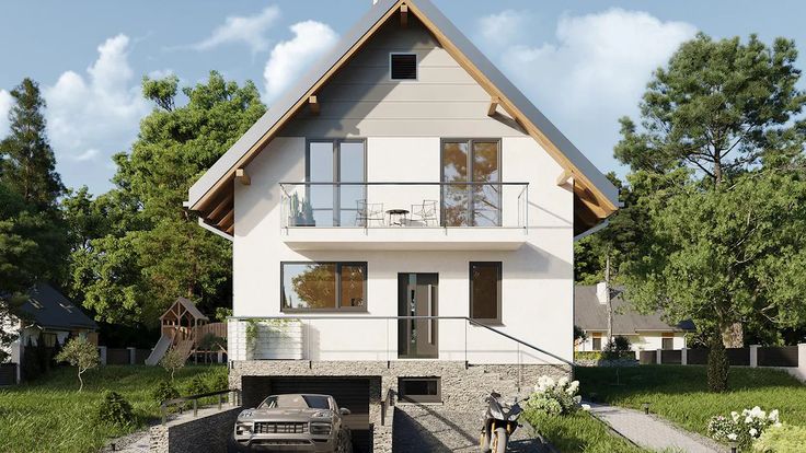 Projekt domu Biedronka (1666) KRD2811.webp