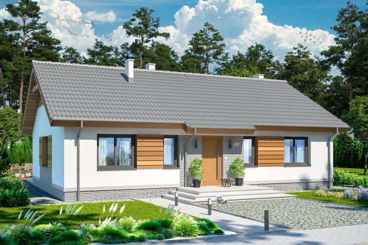 Projekt domu Tracja 2 WOE1114