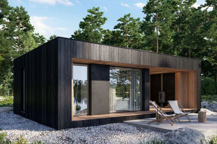 Projekt domu letniskowego HomeKoncept 84 DL KRX1134