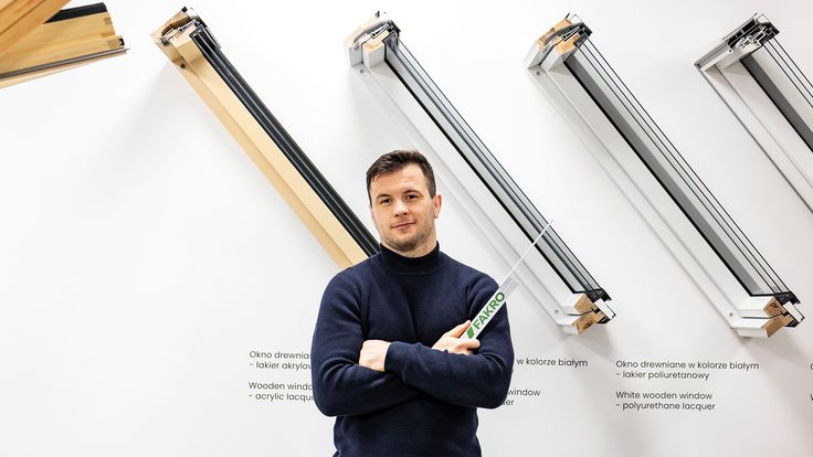 Przekroje energooszczędnych okien dachowych FAKRO